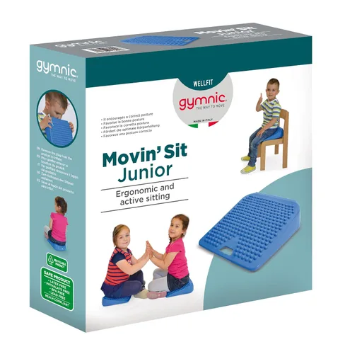 Vista 9 de Gymnic Movin 'Sit Jr. Asiento inflable, Color Azul.