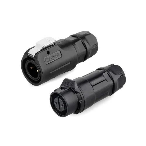 Vista 11 de CNLINKO LP-12 Conector de 2 pines IP68 Enchufe eléctrico circular impermeable para equipos al aire libre Maquinaria industrial solar DC 12V M12 2-8
