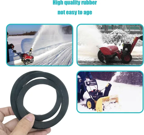 Vista 6 de Correa de transmisión de taladro para soplador de nieve 120-3892 para Toro Power Max 826 726 724 37770 37771 37772 (1/2"x41")