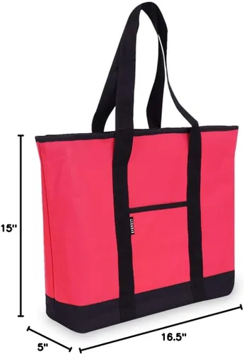 Vista 16 de Everest Bolso de la compra del equipaje, Negro -, Bolsa de compras, negro