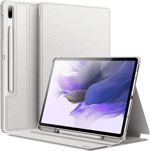 Vista 7 de JETech Funda tipo libro para Samsung Galaxy Tab S8 Plus/S7 FE/S7 Plus de Negro