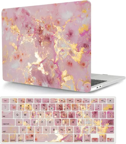 Vista 10 de Funda protectora compatible con MacBook Pro de 14 pulgadas 2021 M1 Pro/Max modelo A2442, carcasa rígida de plástico para laptop con cubierta