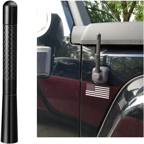 Vista 3 de Antena universal para coche de fibra de carbono de mástil de antena de coche