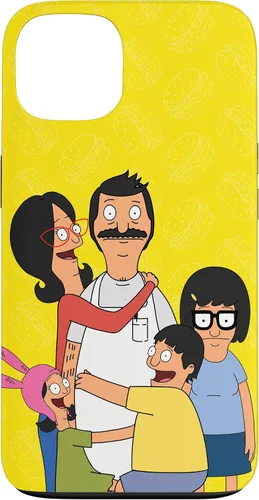 Vista 7 de Funda para iPhone 12 Pro Max Bob Burgers Bob Linda Gene Tina Louise Family Hug