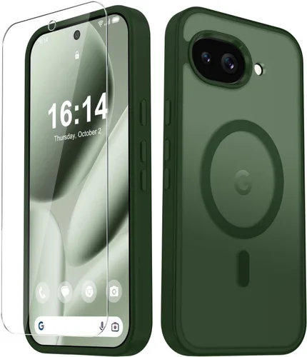Vista 576 de Funda para Google Pixel 10 Pro XL, cubierta magnética mate, color negro Fit for MagSafe, Screen Protector included, Shockproof Military Grade