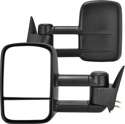 Vista 15 de AUTOSAVER88 Espejos de remolque compatibles con Chevy Silverado GMC Sierra 2007-2014, juego de espejos de remolque con calefacción eléctrica