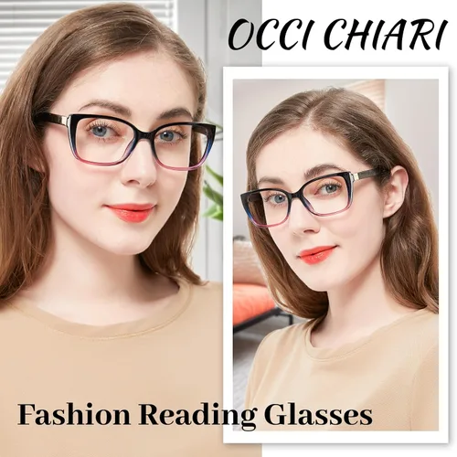 Vista 27 de OCCI CHIARI Gafas de lectura de moda para mujer y hombre