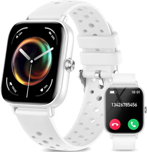 Vista 9 de Relojes inteligentes para hombres y mujeres Fitness: reloj de seguimiento de fitness con llamada Bluetooth 24/7, frecuencia cardíaca SpO2, monitor