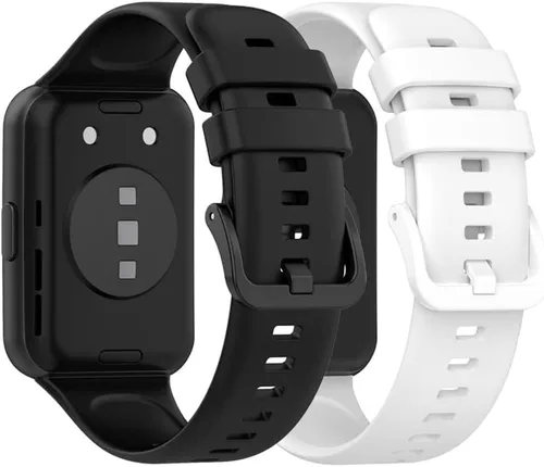 Vista 19 de Senter Correas de repuesto de goma suave de liberación rápida para Huawei Watch Fit 2 Smart Watch