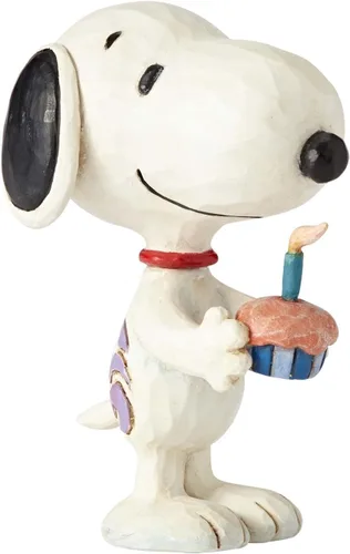 Vista 5 de Peanuts by Jim Shore Snoopy - Mini figura de cumpleaños