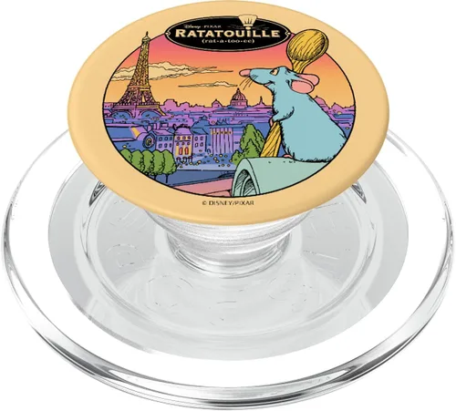 Vista 8 de Disney Pixar Ratatouille Remy In Paris PopSockets Standard PopGrip