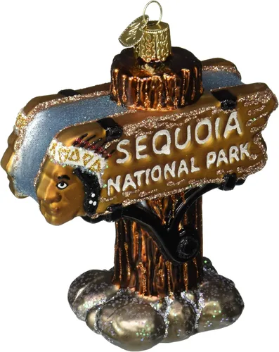 Vista 14 de Old World Christmas - Adorno de vidrio soplado del Parque Nacional Bryce Canyon para árbol de Navidad, decoración festiva hecha a mano, colección