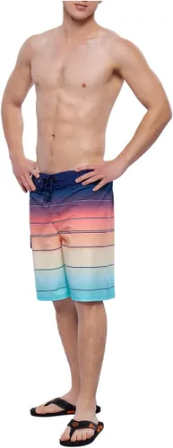 Vista 4 de Rokka&Rolla Traje de baño para hombre, 9 pulgadas, secado rápido, elástico, para playa