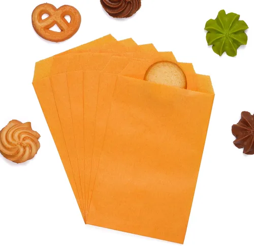 Vista 15 de Quotidian Bolsas de papel planas negras para galletas de 4 x 6 pulgadas Negro