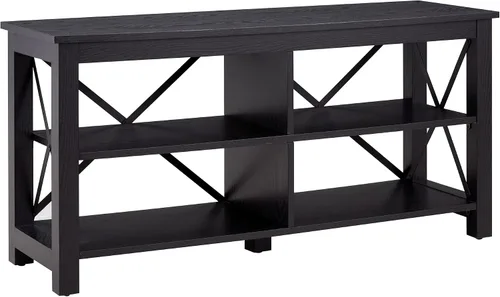Vista 20 de Henn&Hart Soporte rectangular de TV para televisores de hasta 55 pulgadas en blanco, soportes de TV para la sala de estar