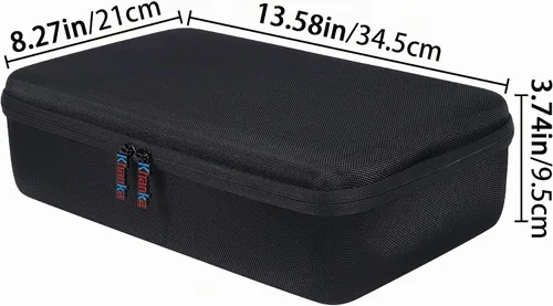 Vista 4 de khanka Estuche de transporte duro de repuesto para altavoces Bluetooth Anker Soundcore Motion X600, altavoz inalámbrico de sonido de 50 W, solo funda