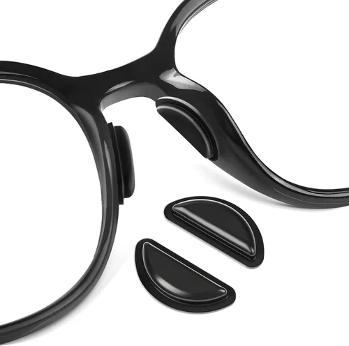 Vista 8 de Almohadillas para gafas, almohadillas antideslizantes de silicona para anteojos, almohadillas elevadas de 2,5 mm con forma de airbag, cómodas