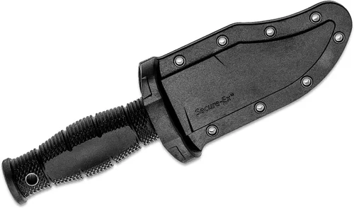 Vista 4 de Cold Steel Mini Leatherneck Clip Point Compacto Ligero 3.5" Cuchillo de Hoja Fija de Acero 8CR13MOV para Caza y Utilidad al Aire Libre, Mango