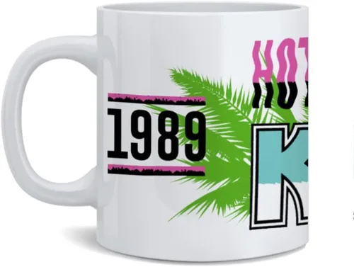 Vista 7 de Poster Foundry Kiss Band Music Demon Flames - Taza de café (12 onzas)