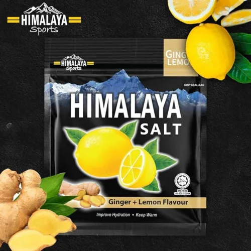 Vista 4 de Big Foot Himalaya Salt Candy (paquete de 12) (limón jengibre)