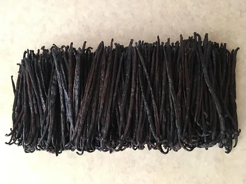 Vista 4 de Extracto de Granos de Vainilla Orgánica de Madagascar de 1 onza Grado Exclusivo B por FITNCLEAN VANILLA 4"-6" Por Peso - 1 Onza (1/16 Lb) Vainas