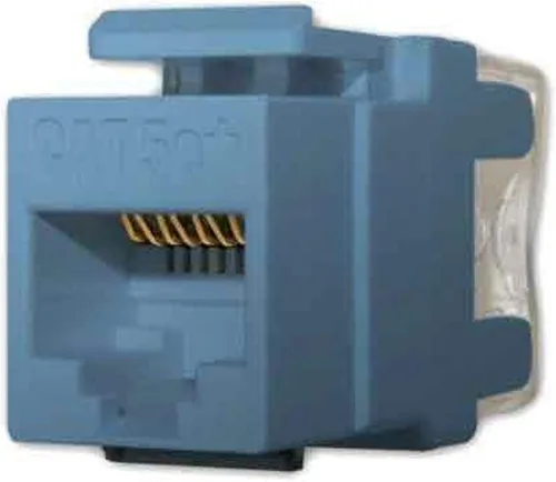 Vista 10 de Legrand - Conector Keystone OnQ RJ45, conector Keystone para Cat 5e, funciona con placas de pared multimedia para garantizar una terminación segura