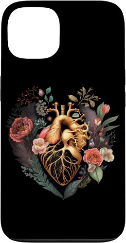 Vista 7 de Anatomical Heart and Flowers for Your Love Case for iPhone 17