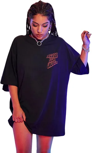 Vista 2 de SweatyRocks Camiseta de manga corta con cuello redondo para mujer