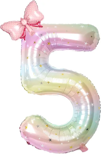 Vista 31 de Globos de feliz cumpleaños con números grandes de papel de aluminio, globos de cumpleaños con números, globos de feliz cumpleaños para decoración