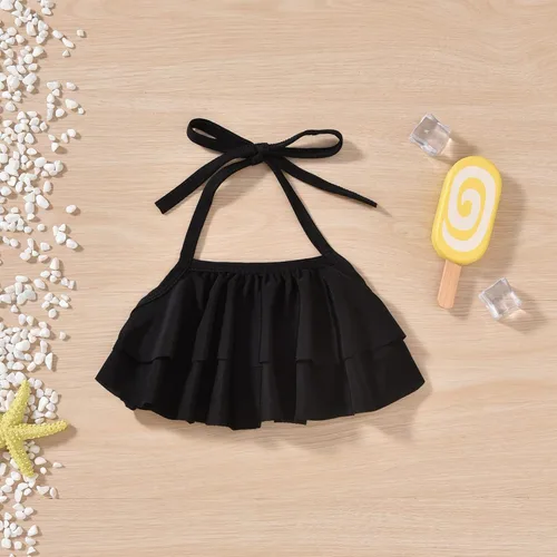 Vista 2 de Aalizzwell Traje de baño para niñas pequeñas con sombrero