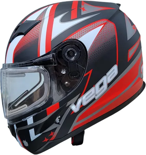 Vista 6 de Casco para moto de nieve Vega V-Star con escudo eléctrico calefactado Evolution