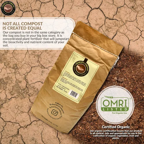 Vista 7 de Charlie's Vegan Compost – Jardinería orgánica concentrada vegana sin crueldad animal para plantas enmienda de suelo potenciador de suciedad