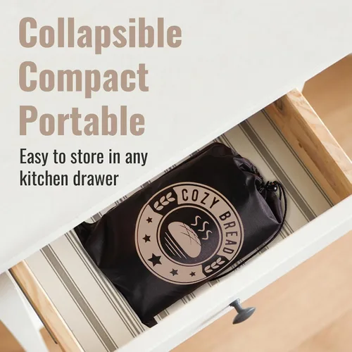 Vista 5 de Caja de fermentación Cozy Bread® Compatible con esterilla de fermentación de 10" x 21" (esterilla térmica no incluida) Marca de EE. UU