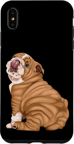 Vista 11 de Funny Puppy Art Illustration English Bulldog Owner Case para iPhone 17