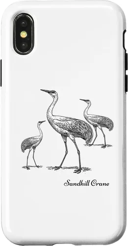 Vista 5 de Sandhill Crane Bird Ornithology Case for iPhone 17