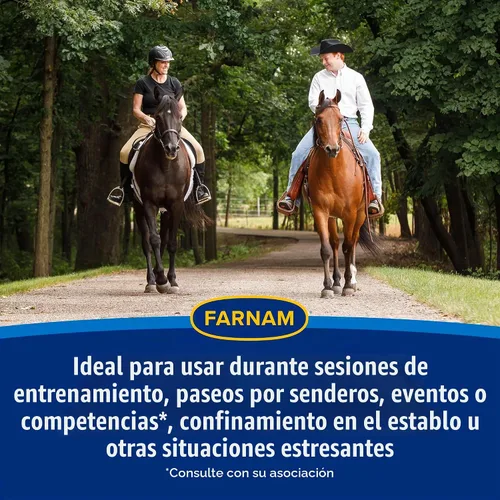 Vista 9 de Farnam Quietex II - Suplemento calmante para caballos, ayuda a controlar el comportamiento nervioso y mantener a los caballos tranquilos