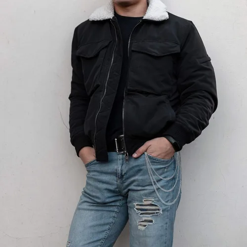 Vista 3 de 5 Pieces Jeans Chains Set Hip Hop Pants Chains Pocket Chain Butterfly Lock Star Pendant Belt Multi Layer Chains for Men Women
