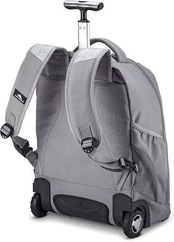 Vista 2 de High Sierra Freewheel - Mochila para portátil con ruedas, color plateado jaspeado, 20.5 x 13.5 x 8 pulgadas Plateado combinado