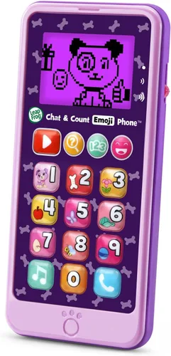 Vista 9 de LeapFrog Teléfono Emoji para chatear y contar, negro