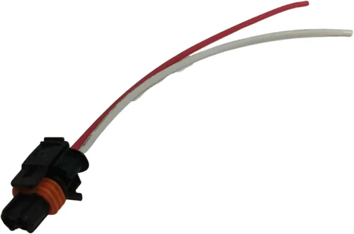 Vista 4 de Reparación de arnés de cables del alternador, cable, coleta, conector de enchufe de 2 pines compatible con Cadill Escalade Chevy Avalanche Silverado