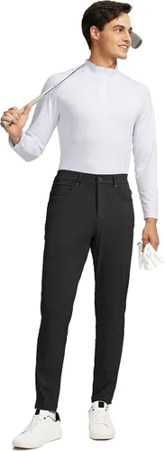 Vista 7 de G Gradual - Pantalones de golf elásticos para hombre con 6 bolsillos, ajustados, pantalones de vestir para hombre, para viajes, casuales, de trabajo