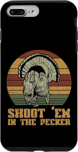 Vista 12 de Shoot Em in The Pecker Turkey Vintage Hunting Hunter Gift Case for iPhone 17