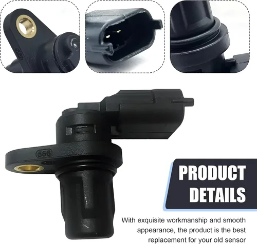 Vista 5 de Sensor de posición del árbol de levas del motor de automóvil, enchufe automático resistente a altas temperaturas enchufar y usar, ajuste perfecto