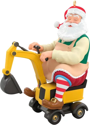 Vista 10 de Hallmark Keepsake Adorno de Navidad 2025, Toymaker Santa 2025, regalos de coleccionistas de Santa
