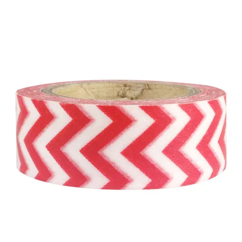 Vista 38 de Wrapables Cinta adhesiva japonesa a rayas Washi - Rayas cortas negras y multicolor