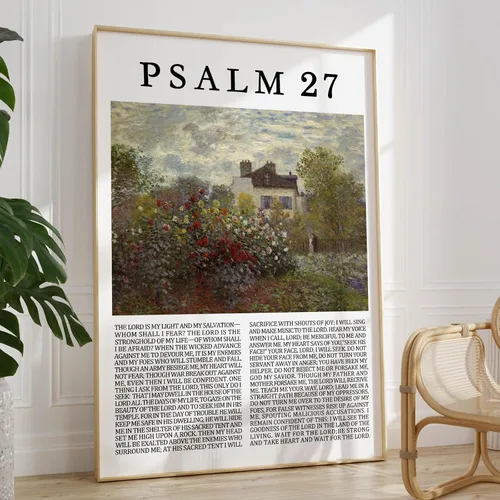 Vista 25 de Arte de pared de acuarela de Jesús, pintura en lienzo cristiano, imágenes de las Escrituras, decoración de pared, póster con versículos bíblicos