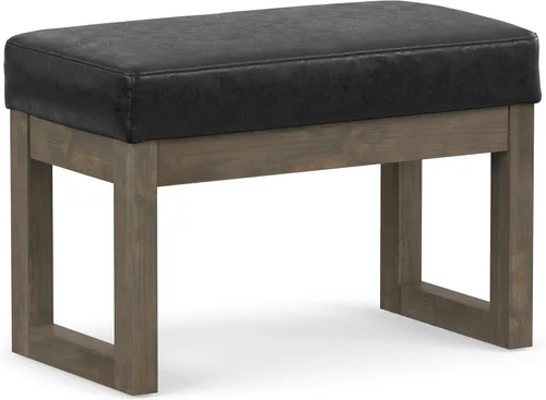 Vista 23 de SIMPLIHOME Milltown - Reposapiés rectangular (26.0 in de ancho) contemporáneo Platino
