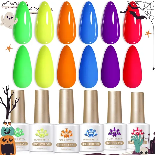 Vista 25 de BORN PRETTY Esmalte de gel otoño invierno marrón chocolate caramelo burdeos Marrón Autum