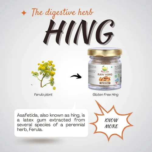 Vista 7 de Dawn Lee Pure Raw Hing (Asafoetida) 0.18 oz Polvo de Asafoetida Premium Sustituto de ajo y cebolla Sin gluten, sin sal, vegano Ayuda