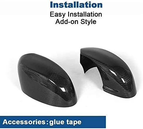 Vista 3 de Coche Real Fibra de Carbono Retrovisor Lateral Espejo Cubre Protector Para BMW Z4 E85 2002-2008